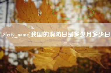 扬州我国的消防日是多少月多少日