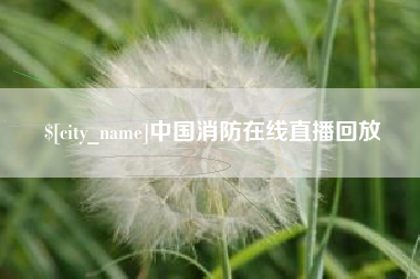 扬州中国消防在线直播回放