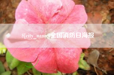 扬州全国消防日海报
