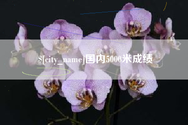 扬州国内5000米成绩