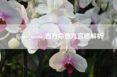 扬州西方命数九宫格解析