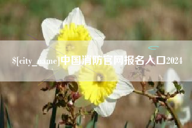 扬州中国消防官网报名入口2024