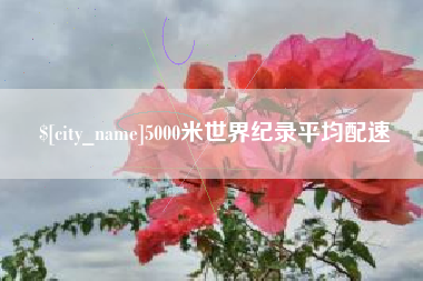扬州5000米世界纪录平均配速