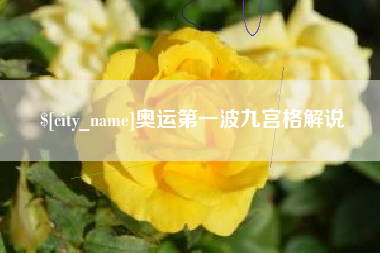 扬州奥运第一波九宫格解说