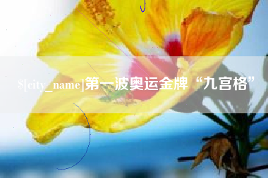 扬州第一波奥运金牌“九宫格”