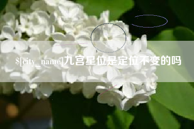 扬州九宫星位是定位不变的吗