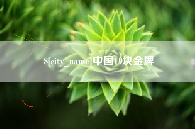 扬州中国19块金牌