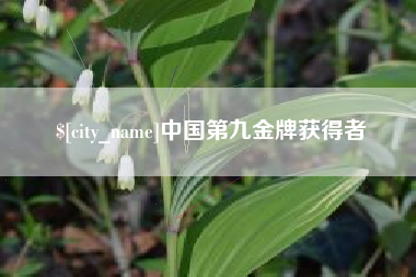 扬州中国第九金牌获得者