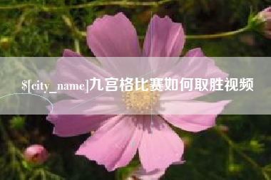 扬州九宫格比赛如何取胜视频