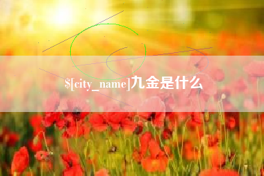 扬州九金是什么