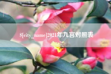 扬州2021年九宫对照表
