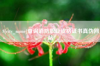 扬州查询消防职业资格证书真伪网站