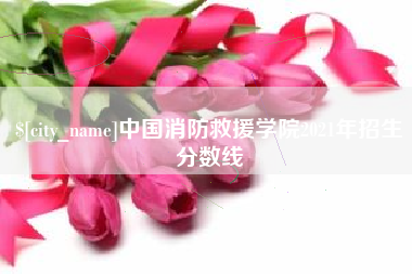 扬州中国消防救援学院2021年招生分数线