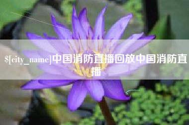 扬州中国消防直播回放中国消防直播